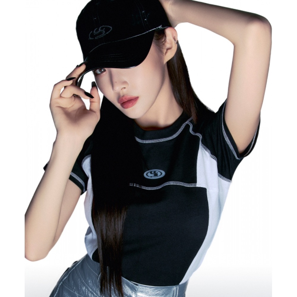 CODEGERY (女性) ユーティリティラウンドインシジョンショートスリーブ Tシャツ_2COLOR