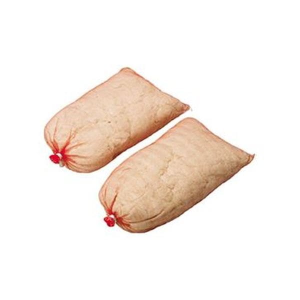 （まとめ）TRUSCO天然繊維高性能オイルキャッチャー 排水溝用 TOC-T500 1袋（2個）3セット