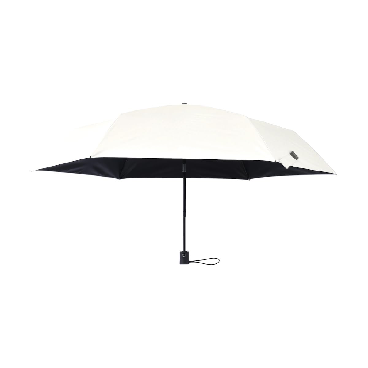 アンベル（Amvel）晴雨兼用 日傘 自動開閉 折りたたみ傘 100％遮光 超撥水 HEATBLOCK VERYKAL（ヒートブロックベリカル）（A1569-Sand White）