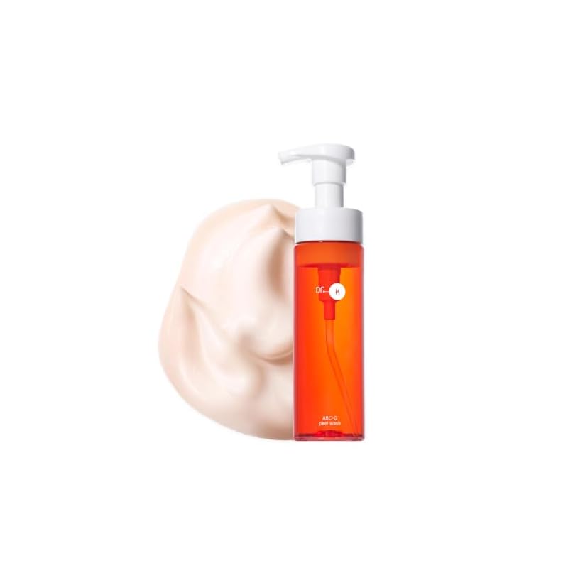 ドクターケイ (Dr.K) ABC-Gピールウォッシュ (200mL / 洗顔フォーム/泡洗顔) 角栓 角質ケア 毛穴 ピーリング 洗顔料 (レチノール/ナイアシンアミド/ビタミンC/グルタチオン 配