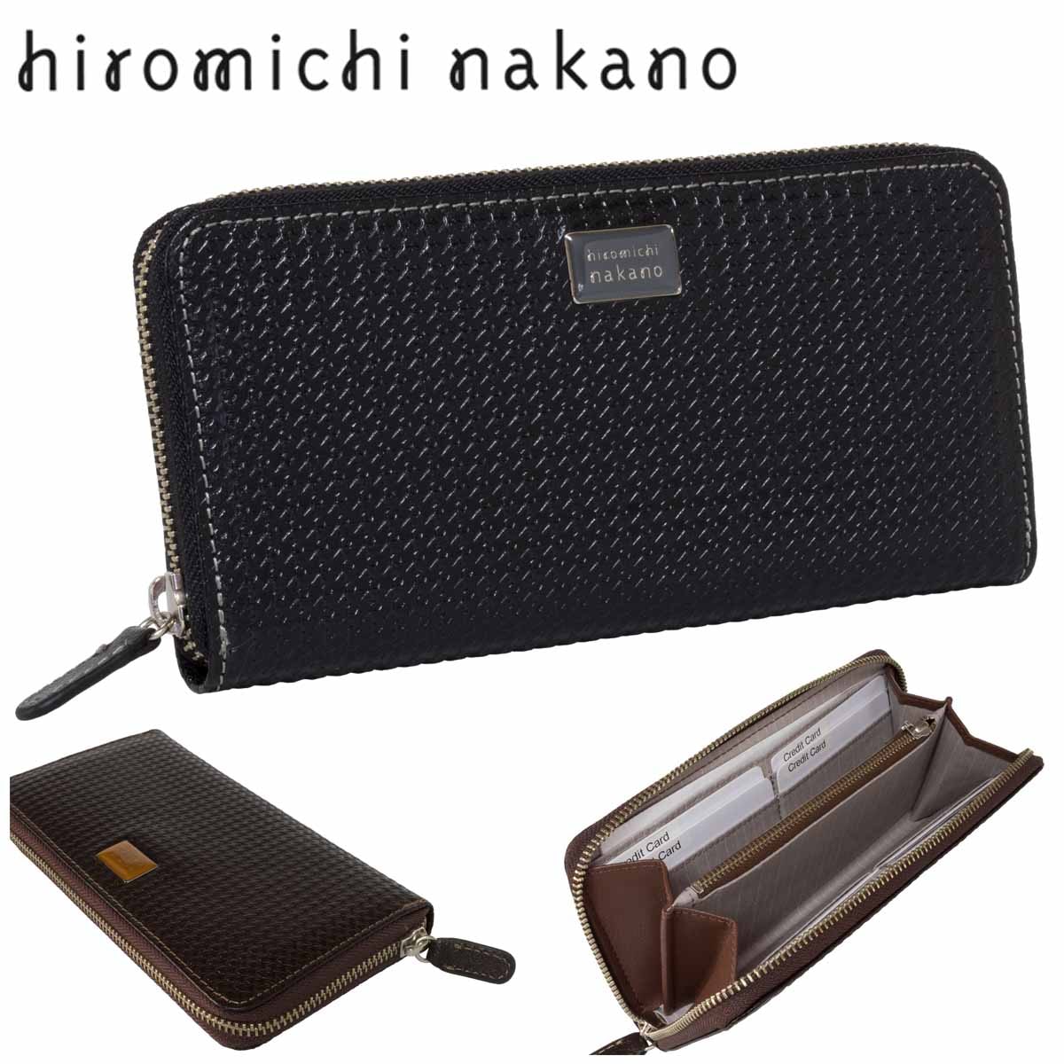 財布 メンズ レディース 本革 長財布 束入れ ラウンドチャック ブランド hiromichi nakano 牛革 サイフ 丈夫 バッファロー レザー 化粧箱入り ギフト プレゼント 5,067円