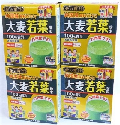 ［4個セット］金の青汁　純国産大麦若葉　90包入り×４個 8,084円