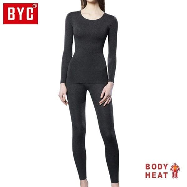 []ボディヒート ニューベーシック 女性用上下(DOL7149-ジェセク)