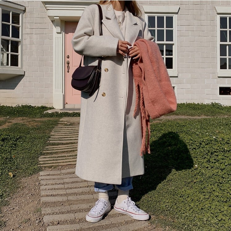 人気 お洒落 おしゃれ 上品 大人 カジュアル シンプル きれいめ 大人可愛い かわいい ポケット 襟付き ロング丈 チェスターコート ロングコート コート アウター かっこいい Ca 1042 大人女子 その他 アウター サイズ M Aegis Qa
