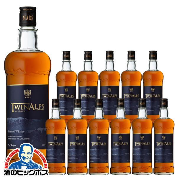 ジャパニーズウイスキー 本坊酒造 マルスウイスキー TWIN ALPS ツインアルプス 750ml×1ケース/12本(012)『OMS』【本州のみ　送料無料】 ブレンデッド マルス駒ヶ岳蒸溜所