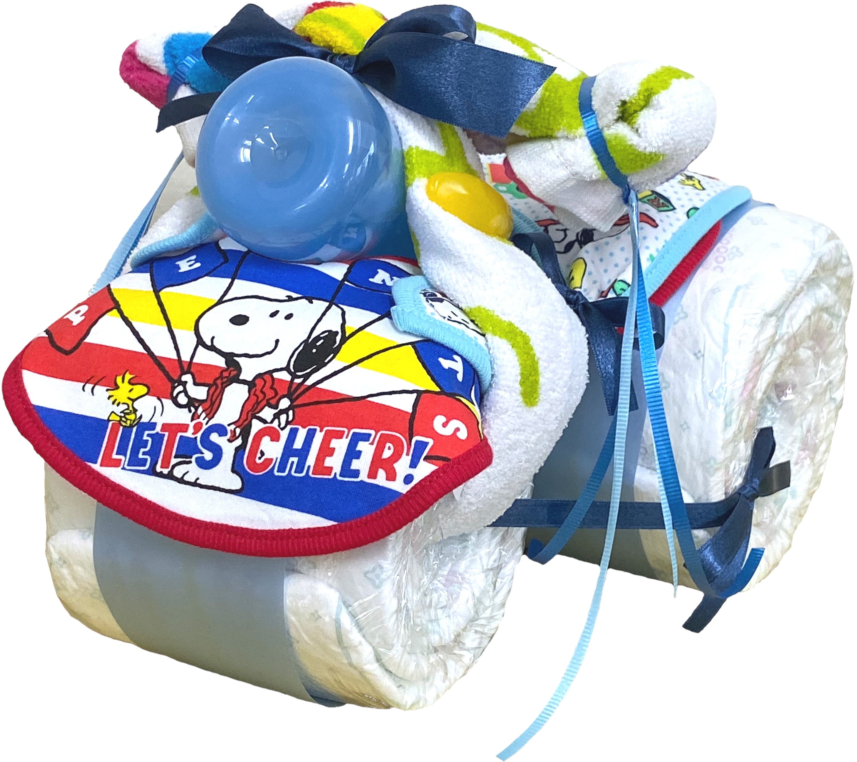 おむつケーキ おむつバイク　男の子用　女の子 おむつサイズ