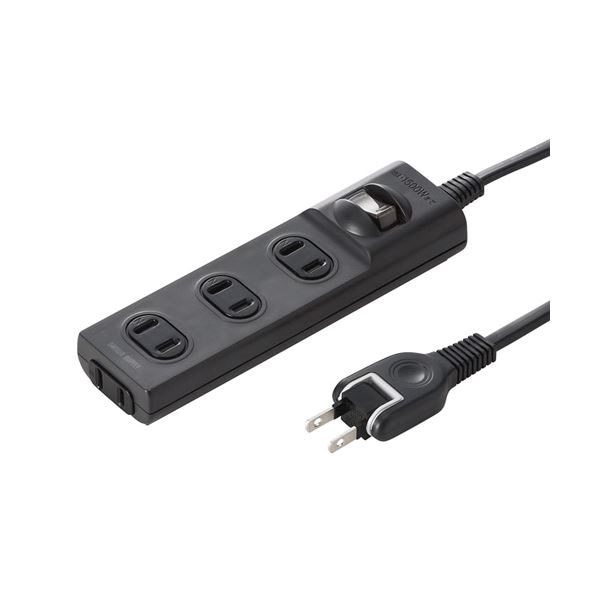 (5個セット) サンワサプライ 火災予防安全タップ TAP-TSH41SWBKNX5