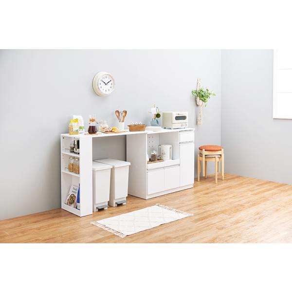 食器棚 レンジ台 キッチンボード キッチンラック レンジラック ゴミ箱上ラック カップボード ロータイプ トースターラック 電子レンジ台 キッチン 棚