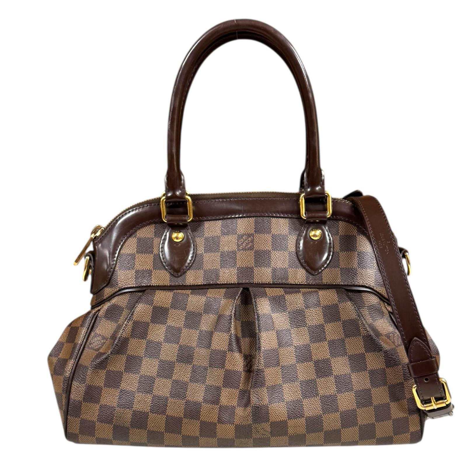 ルイヴィトン トレヴィPM ダミエ ショルダーバッグ ダミエキャンバス N51997 ブラウン LOUIS VUITTON 中古