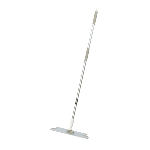 FXライトブレードハンドル/掃除用品 本体のみ 頭サイズ 幅45cm 軽量アルミ柄 ソフトグリップ ホワイト 業務用 施設 店舗