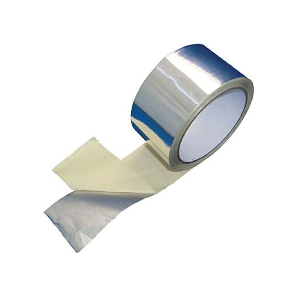 (まとめ) ニットウ エル日昌 アルミテープ(ツヤアリ) 50mm×10m LM-102-5010 1巻 (×10セット)