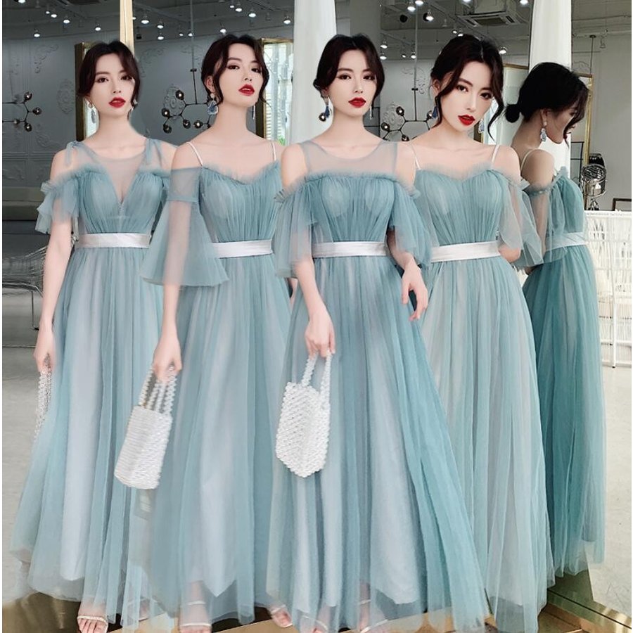 ロングドレス ウェディングドレス 演奏会 二次会 パーティードレス 披露宴 結婚式 aラインワンピー