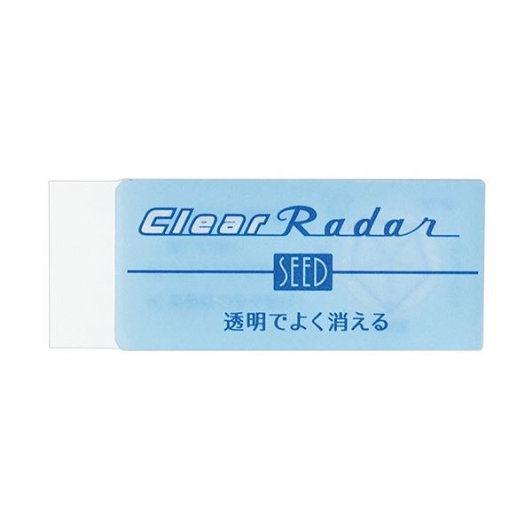 (まとめ) シード 消しゴム クリアレーダー100 EP-CL100 1個 (×50セット)