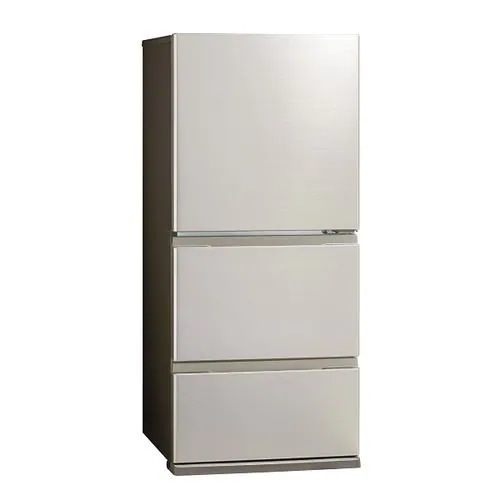 アクア 冷蔵庫 262L 右開き 3ドア 幅60cm スタイリッシュデザイン 真ん中冷凍室 自動製氷 AQR-S26R ゴールド系 57,640円