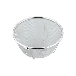 (120個セット) ステンレス ミニざる/調理器具 (15cm) リング付き 吊り下げ収納可 足付き 丈夫 SUIグート (キッチン)