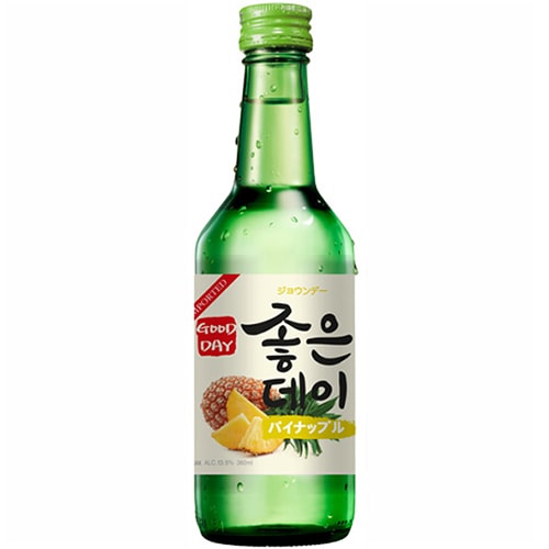 ジョウンデー パイナップル 焼酎 12.5度 360ml x 20本 韓国 ドラマ 定番 食品 食材 料理 お酒 業務用 焼酎 甲類 リキュール ソジュ