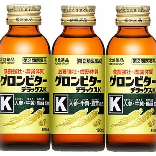 【第2類医薬品】常盤薬品工業 グロンビターデラックスK ３本パック x 10個【滋養強壮 虚弱体質 肉体疲労 病
