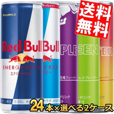 レ ッ ド ブ ル エナジードリンク 250ml缶 48本(24本入 選べる2アイテム) RED BuLL オリジナル シュガーフリー パープル 季節限定フレーバー