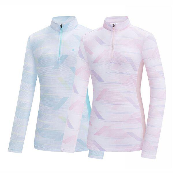 女性 春 アイスボーン ジップアップ Tシャツ セルニャ(女) KUT4194W