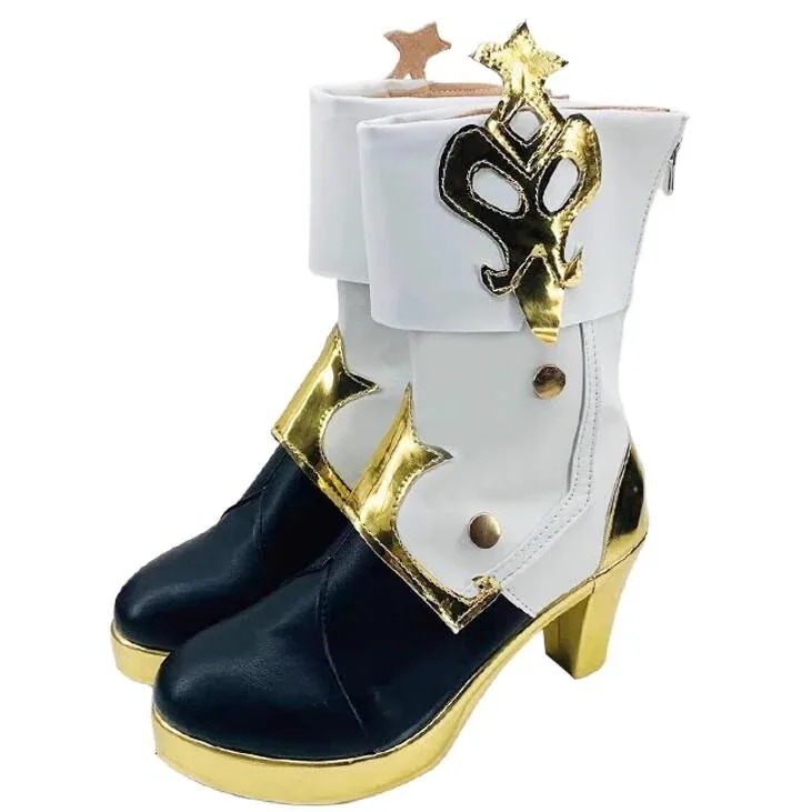 原神 げんしん Genshin クロリンデ コスプレ靴 ブーツ コスチューム Clorinde シューズ 道具小物 cos靴 仮装 変装期間限定30％