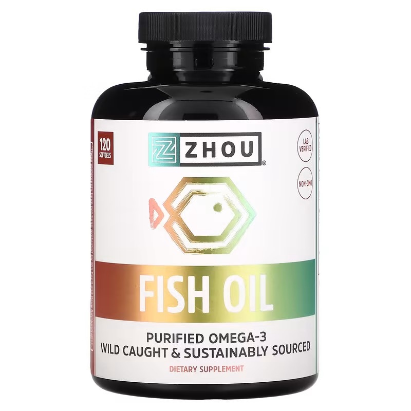 Zhou Nutrition　フィッシュオイル, 120ソフトジェル