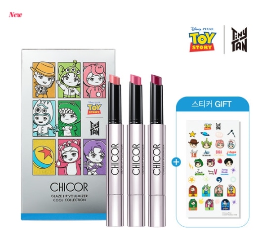 Toy Story / TinyTAN / つや出しリップボルリュマイ低2+1セット