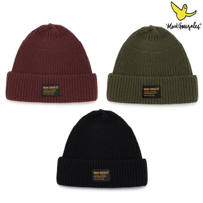 Knit cuff beanie 3色 新商品 韓国人気 男女共用 冬のファッション 防寒用品 カップルアイテム 女性服 韓国ファッション