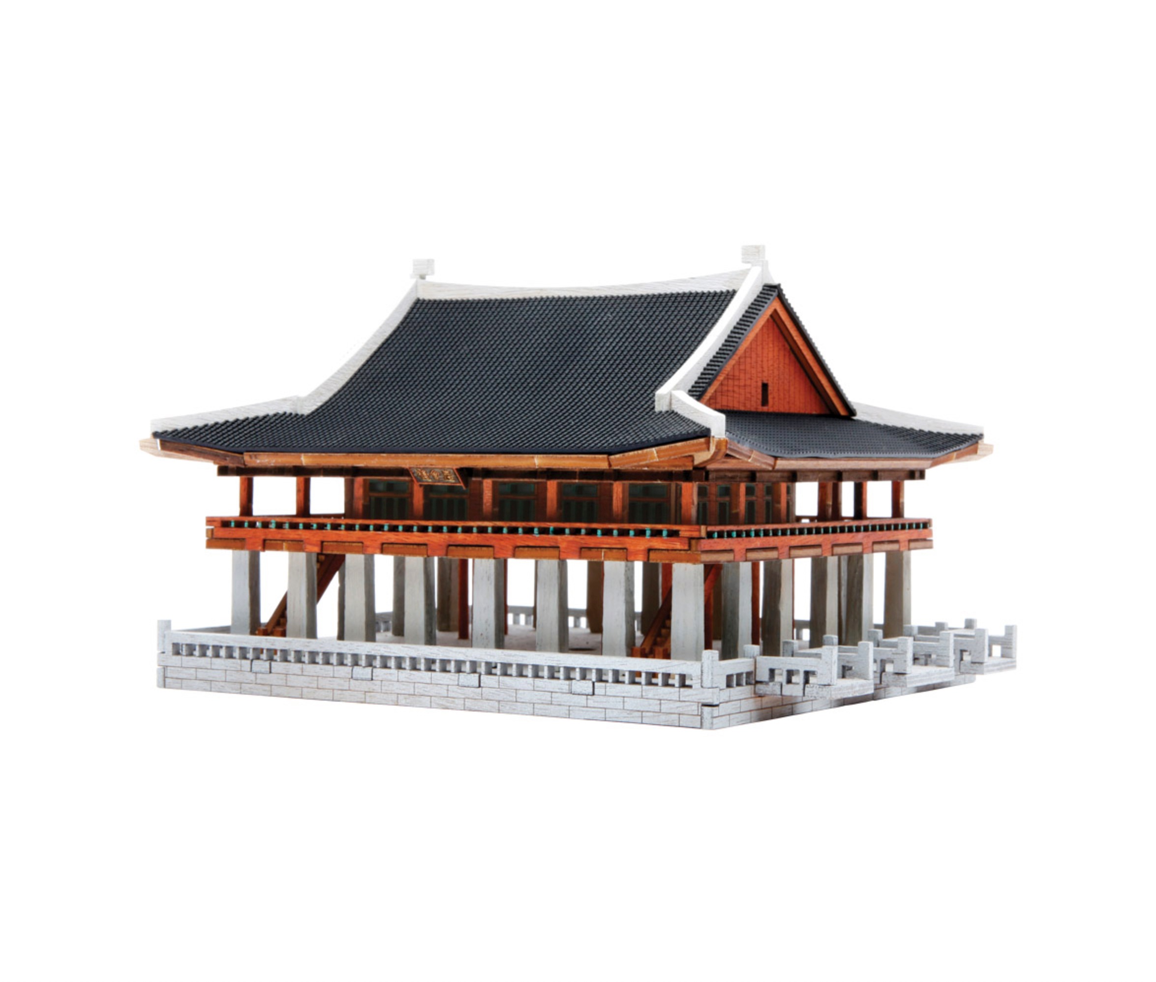 YoungModeler 景福宮シリーズ 慶會樓 木の模型 立体パズル 木のおもちゃ