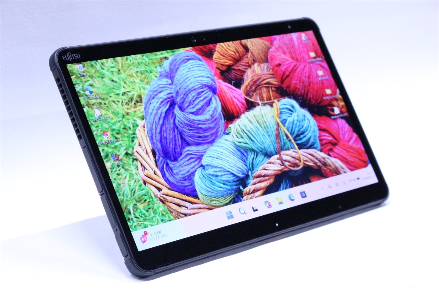 即配 バッテリー良 2021年13.3型液晶軽量2in1タブレット ARROWS Tab Q7310/DB i5-10310U 8G 128G 13.3FHDタッチ Wi-Fi6 BAA評価