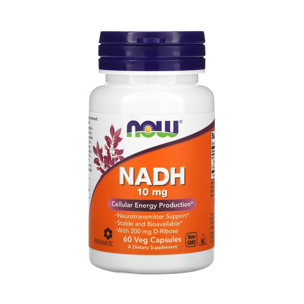 NOW Foods Nadh 10mg 60Veg Capsules