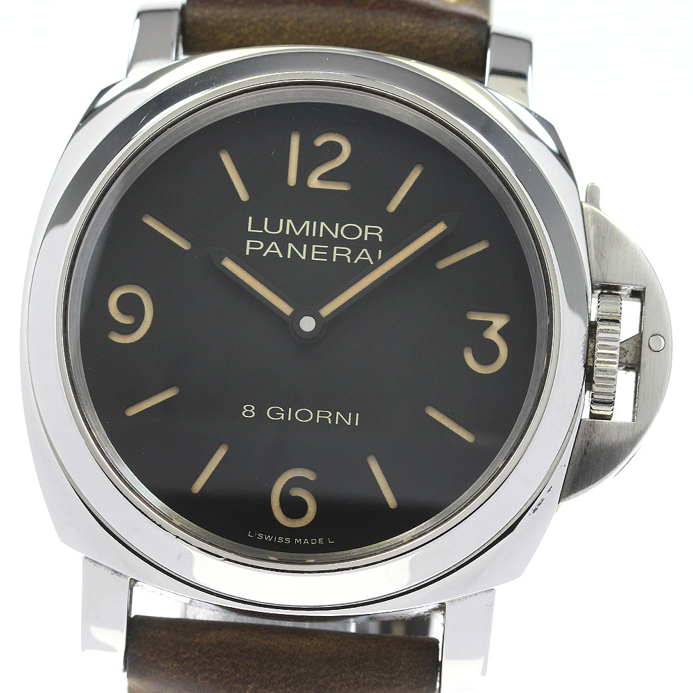 パネライ PANERAI PAM00914 ルミノール ベース 8デイズ 手巻き メンズ _832258【中古】