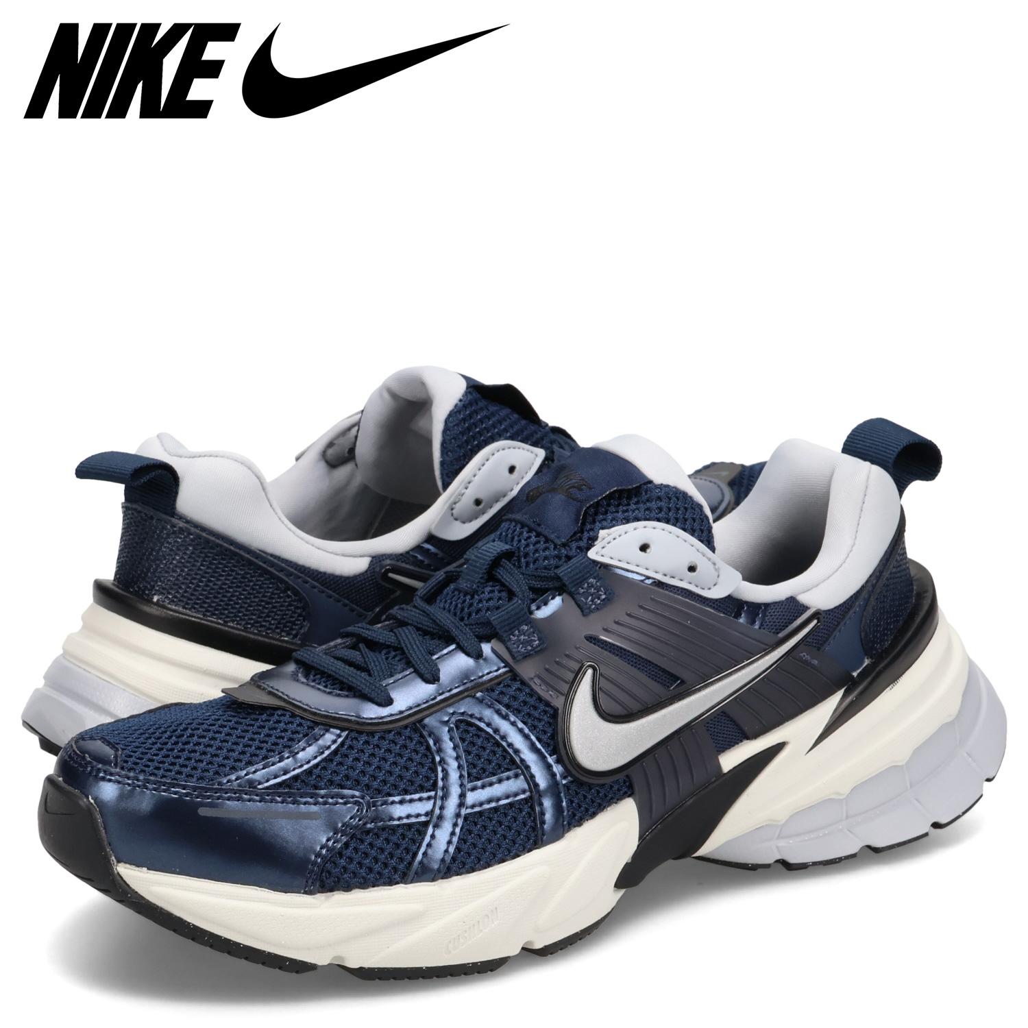 スニーカー メンズ V2K ネイビー HJ4497-400