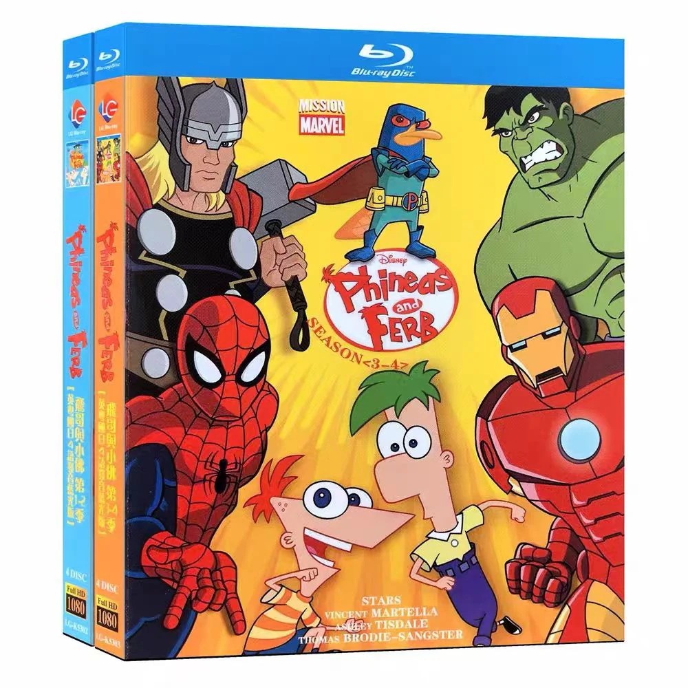 「フィニアスとファーブ1-4」Blu-ray BOX 全話収録