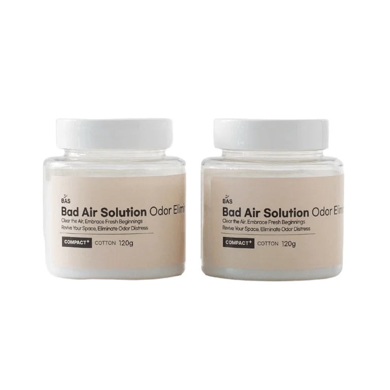 BAS バス消臭剤 コンパクトプラス 120g×2個 ( トイレ 部屋 タンス 室内 空気 除去 )
