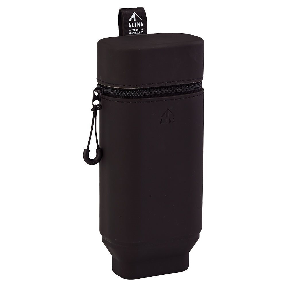 （まとめ買い）ALTNA スタンドペンケース マグネ付 ブラック A-7759-24 [x3]