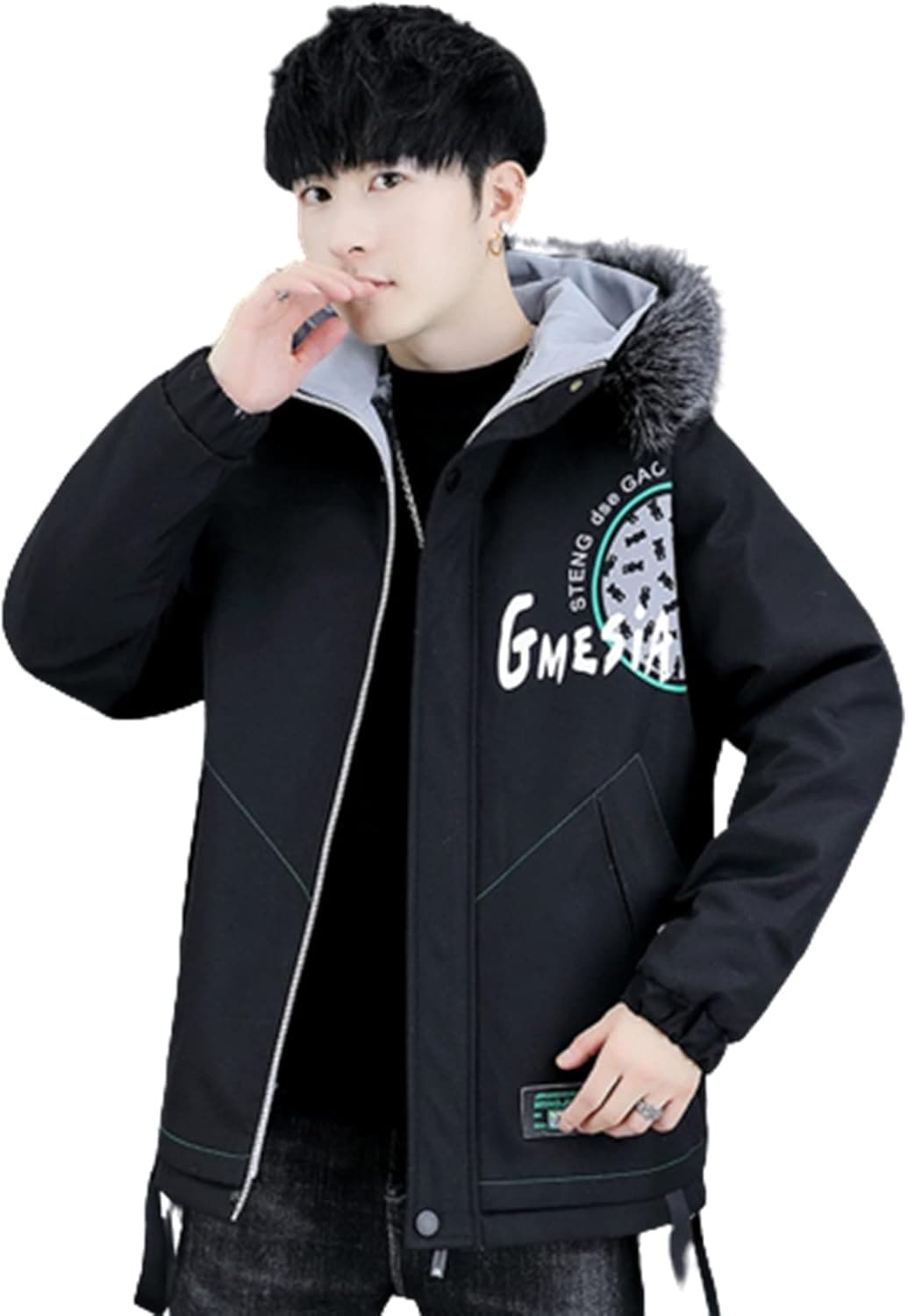 中綿ジャケット 厚手 冬 カーゴジャケット 綿入れ 綿服 裏ボア 防寒着 コート ファー フード付き カジュアル 作業着 ワークウエア ブルゾン 普段着 アウトドア 登山 釣り ウオーキング