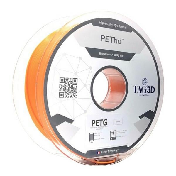 TAGin3D HD PETフィラメント PET HD－1．75OR 梱包 保安 補修用品 工場 店舗用機器 3Dプリンター用フィラメント 5,740円