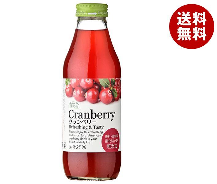 マルカイ 順造選 クランベリー２５ 500ml瓶＊12本入＊(2ケース)