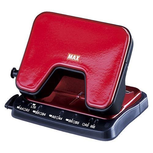 （まとめ買い）軽あけパンチ SCOOVA レッド DP-25T/R 00019469 [x3]