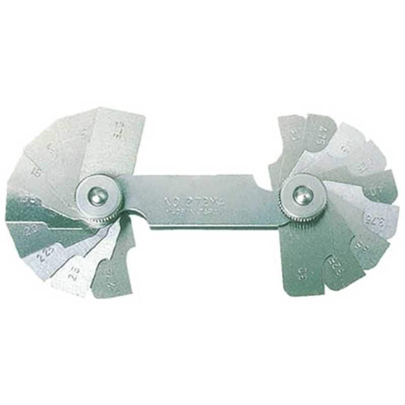 トラスコ中山　ラジアスゲージ 測定範囲13.00~22.0 10枚組　272MC