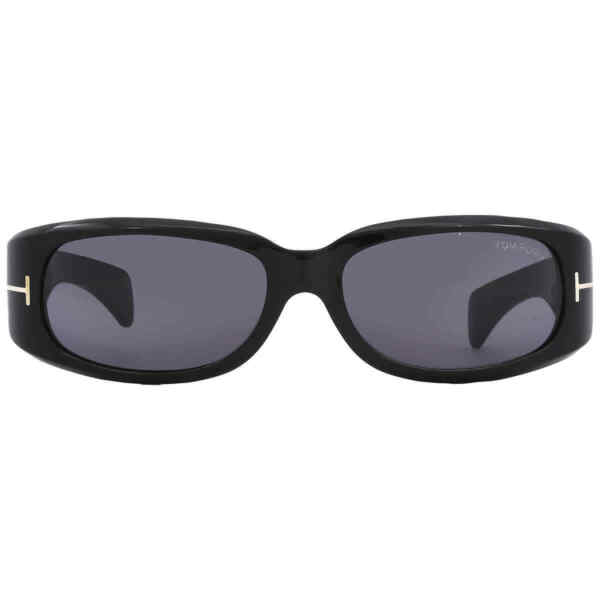 サングラス Tom FordCorey Smoke Rectangular Unisex Sunglasses FT1064 01A 59 FT1064 01A 59