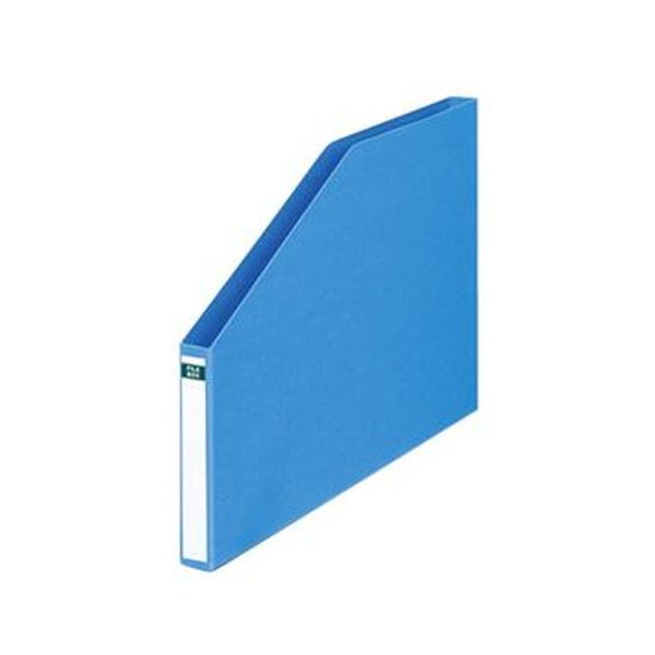 （まとめ）コクヨ ファイルボックス A4ヨコ背幅23mm 青 フ-S456NB 1セット（10冊）(3セット)