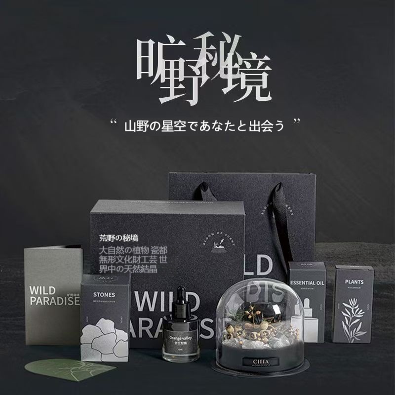 香り石アロマギフトセット 無火香り 天然クリスタルオイル 寝室トイレ用 長時間芳香 誕生日プレゼント インテリア置物