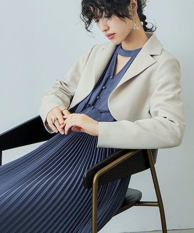 新品　マダムジョコンダ　ジョコンダロイヤル　ストライプスカート 　ネイビー　38 新品マダムジョコンダジョコンダロイヤルストライプスカート ネイビー38