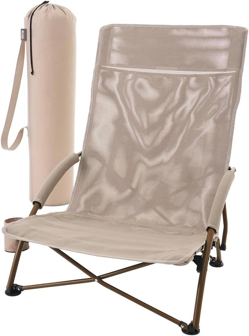 ロゴス(LOGOS) LOGOS テスリンキングあぐらチェア アウトドア 折り畳み キャンプ 椅子 たき火 耐荷重120kg