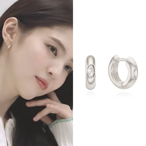 ハンソヒ着用 [ENGBROX] AIRY CUBIC EARRING ピアス ENGBROX] ハンソヒ着用☆AIRY CUBIC EARRING (ENGBROX/ピアス