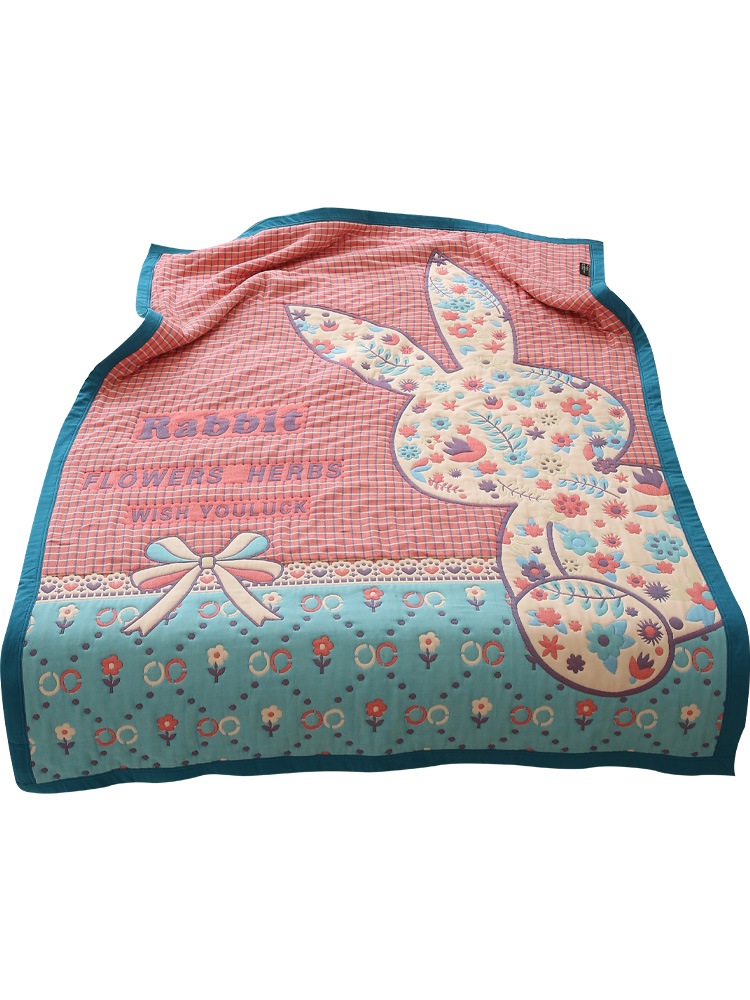 10層エアコンタオルキルト子供幼稚園お昼寝小さな毛布ベビー純綿ガーゼ夏クールキルトブランケット 4,960円