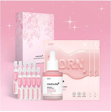 [数量限定] PDRN ピンクトーニング 桜企画セット(アンプル&セラム&マスクパック 3枚)韓国化粧品