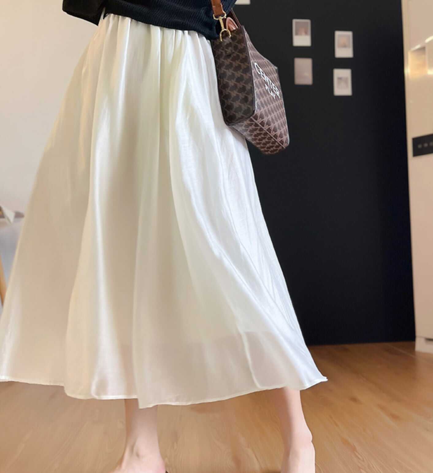 ボトムス ボトム おすすめ おしゃれ お洒落 激安 安い プチプラ スカート ロング スカート フレア スカート ハイ ウエスト Ａライン ミモレ 丈 マキシ丈 アンクル丈 ポリエステル l 5,022円