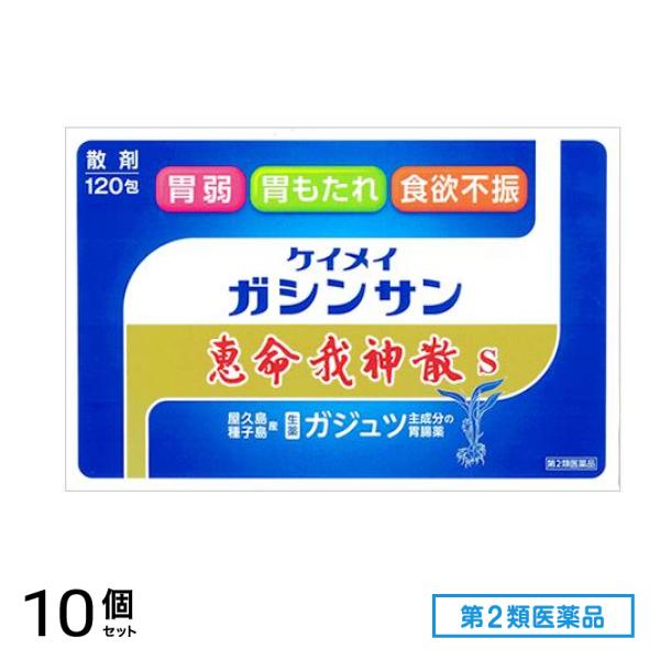 第２類医薬品 恵命我神散 S 散剤タイプ 120包 10個セット